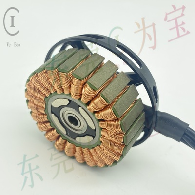 铁芯样品绕线展示